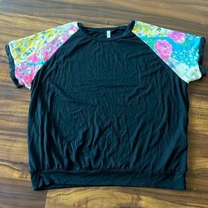 Black womens t shirt